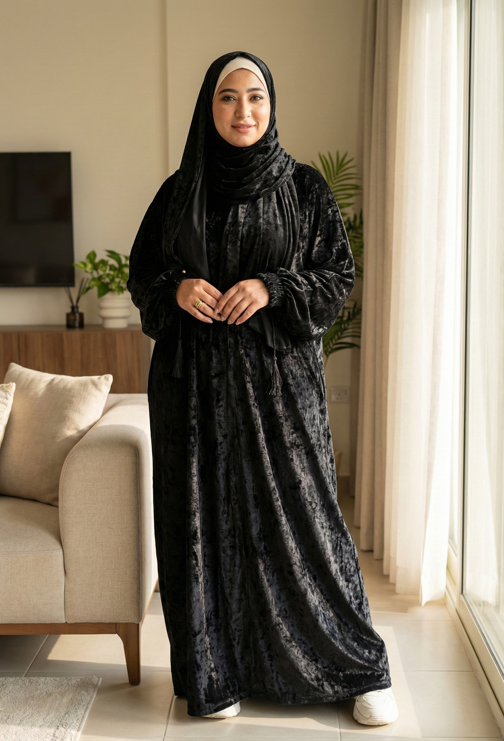 إيزابيلا - إسدال قطيفه بدلاية مكتب تبارك