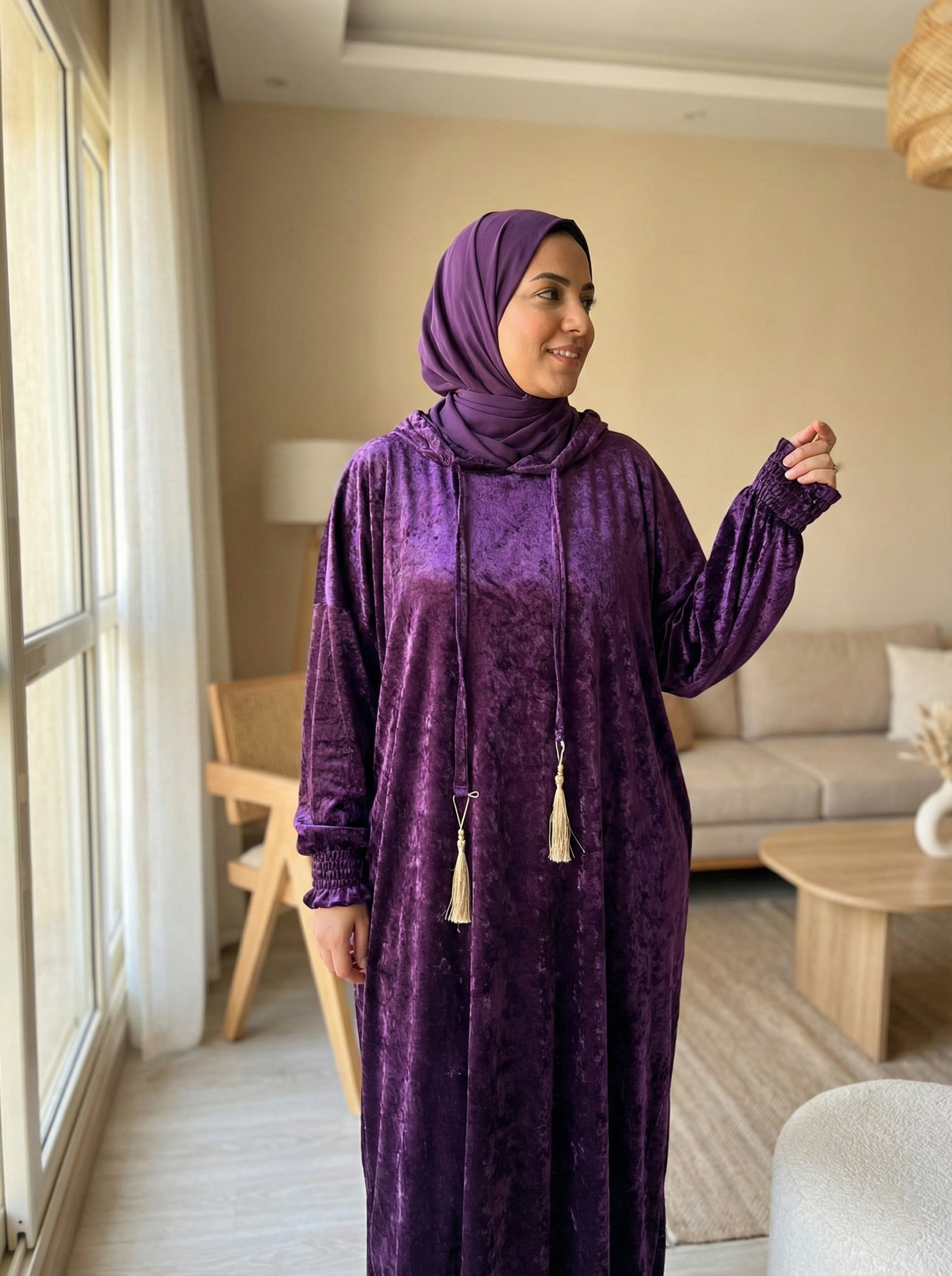 إيزابيلا - إسدال قطيفه بدلاية مكتب تبارك