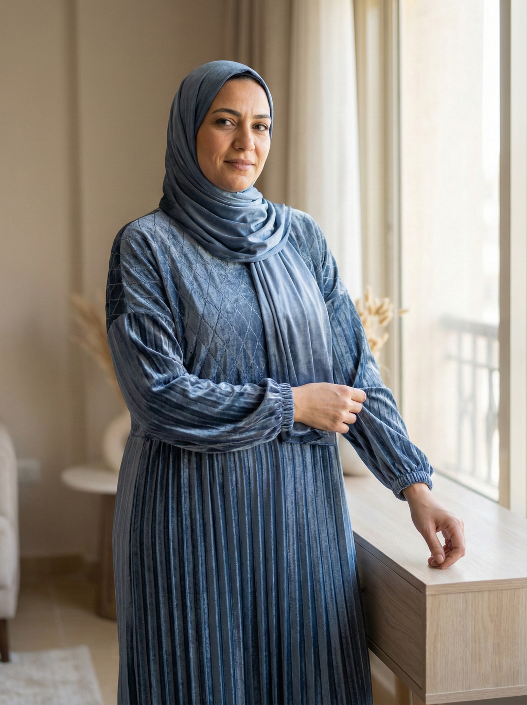 إيزابيلا - إسدال قطيفه مضلع مكتب تبارك