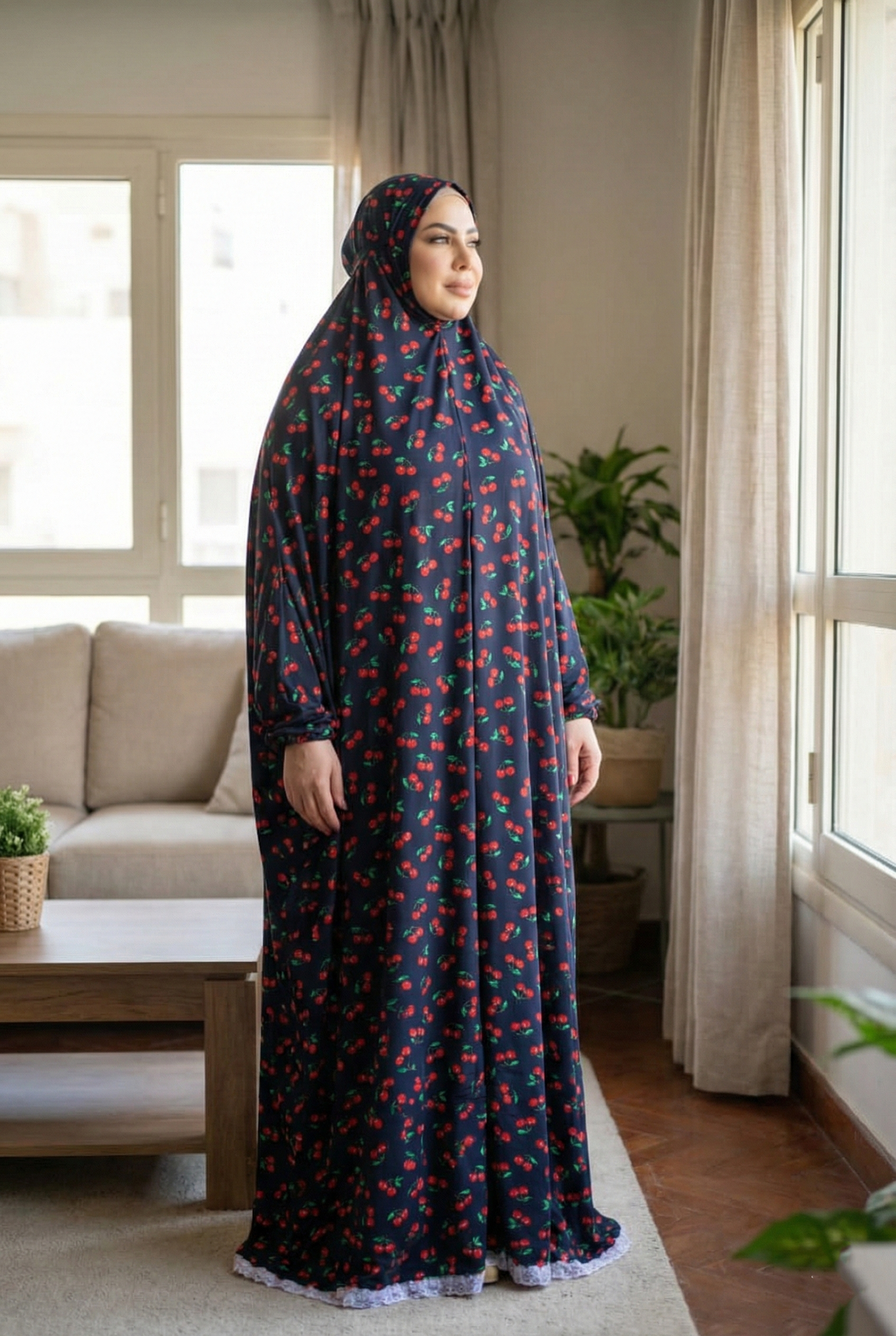 إيزابيلا - ملحفة صلاة - خامة زبدة مكتب تبارك