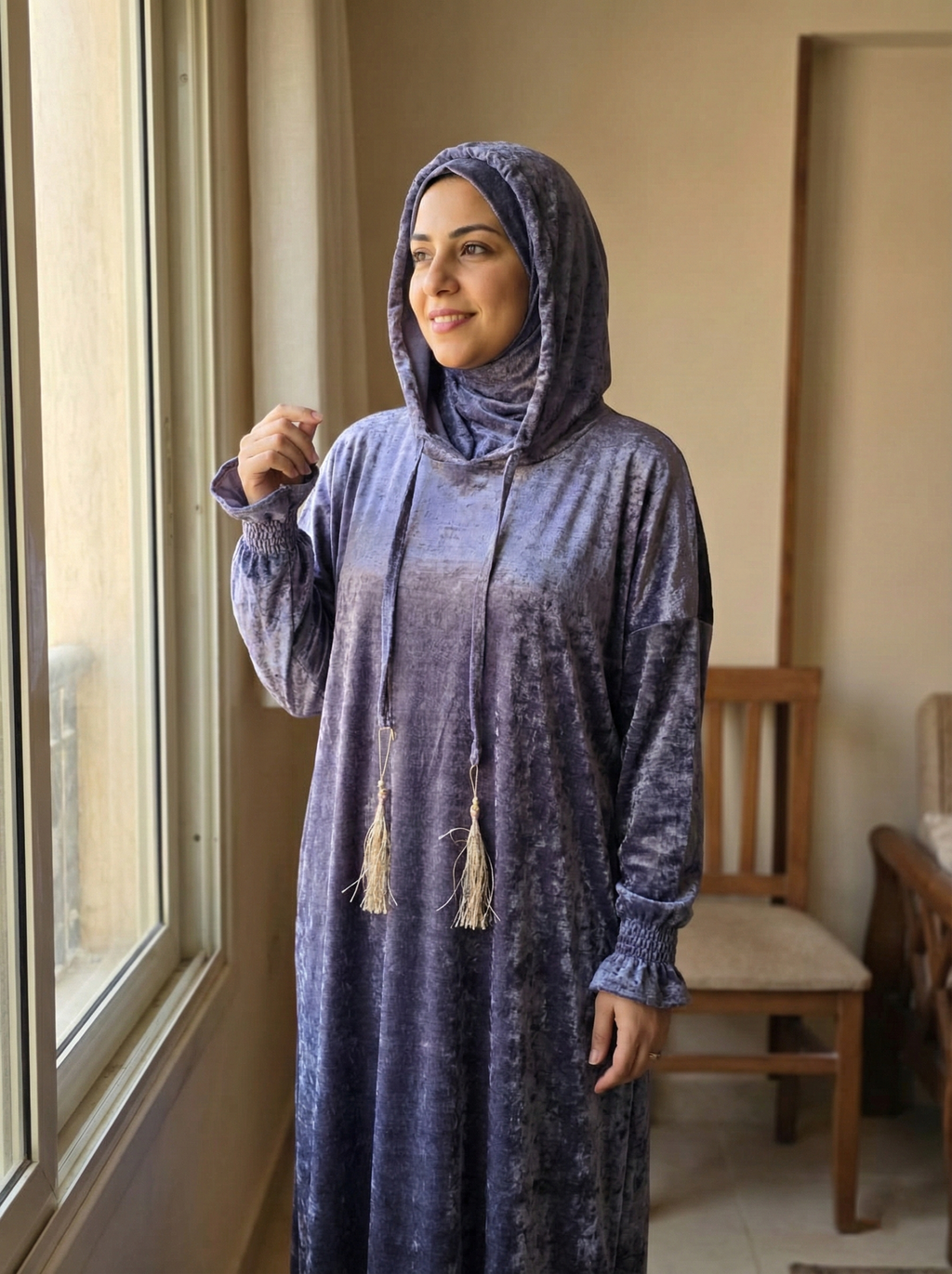 إيزابيلا - إسدال قطيفه بدلاية مكتب تبارك