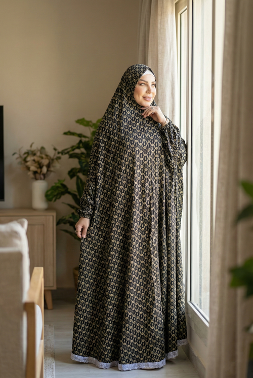 إيزابيلا - ملحفة صلاة - خامة زبدة مكتب تبارك