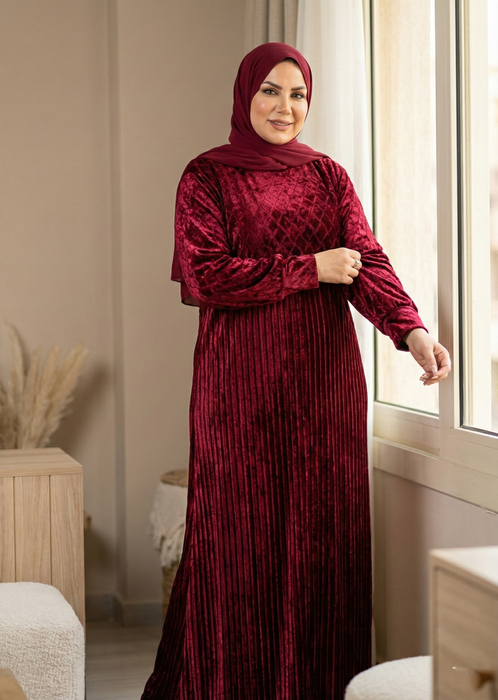 إيزابيلا - إسدال قطيفه مضلع مكتب تبارك